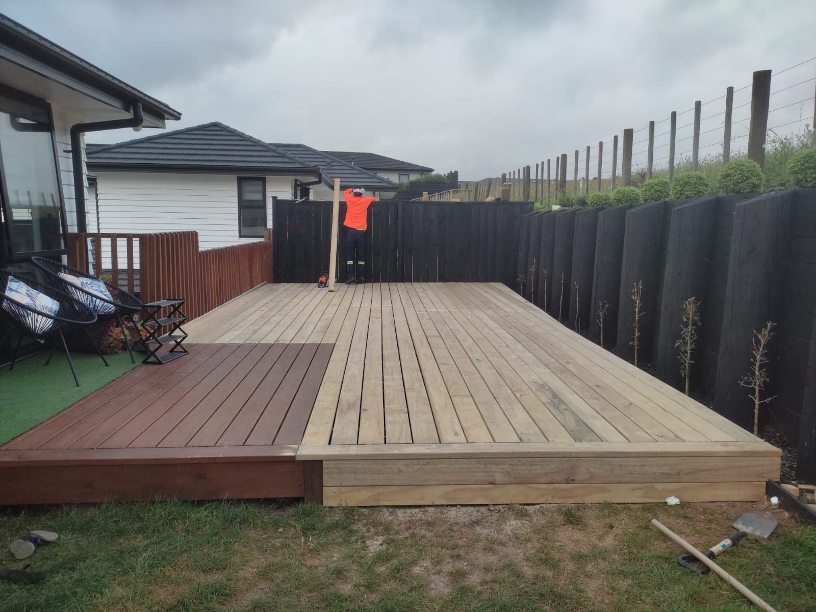 wood deck installation near me